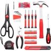 image:imageCARTMAN Complete Household Tool Set Orange Hand Kit With Storage CaseDark Red