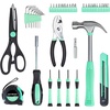image:imageCARTMAN Complete Household Tool Set Orange Hand Kit With Storage CaseGreen