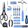 image:imageCARTMAN Complete Household Tool Set Orange Hand Kit With Storage CaseLight Blue