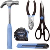 image:imageCARTMAN Complete Household Tool Set Orange Hand Kit With Storage CaseLight Blue