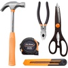 image:imageCARTMAN Complete Household Tool Set Orange Hand Kit With Storage CaseLight Orange