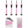 image:imageCARTMAN Complete Household Tool Set Orange Hand Kit With Storage CaseLight Pink