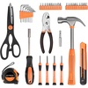 image:imageCARTMAN Complete Household Tool Set Orange Hand Kit With Storage CaseOrange