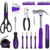 image:imageCARTMAN Complete Household Tool Set Orange Hand Kit With Storage CasePurple