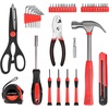 image:imageCARTMAN Complete Household Tool Set Orange Hand Kit With Storage CaseRed