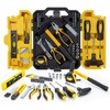 image:imageCARTMAN 218Piece Household Tool Set Yellow Home Repair Kit With Tool Case57 PC