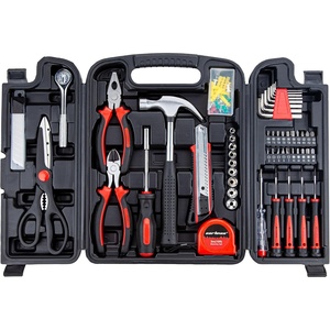 image:imageCARTMAN 218Piece Household Tool Set Yellow Home Repair Kit With Tool Case140 PC