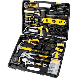 image:imageCARTMAN 218Piece Household Tool Set Yellow Home Repair Kit With Tool Case218 PC