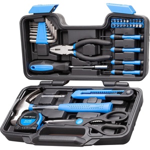 image:imageCARTMAN Complete Household Tool Set Orange Hand Kit With Storage CaseBlue