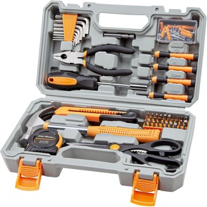 image:imageCARTMAN Complete Household Tool Set Orange Hand Kit With Storage CaseLight Orange
