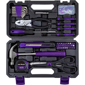 image:imageCARTMAN Complete Household Tool Set Orange Hand Kit With Storage CasePurpleBlack